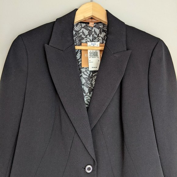 NWT Ellen Tracy Black Blazer - Picture 5 of 9